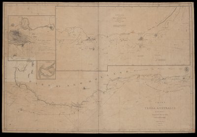 Carte de Terra Australis par M Flinders, commandant du sloop de Sa Majesté, 