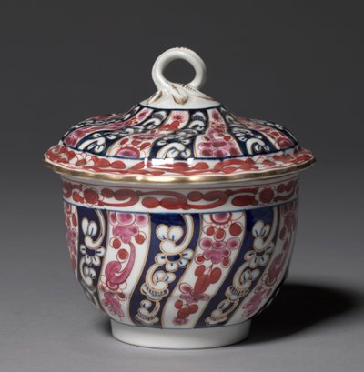 Bol couvert, manufacture Worcester Porcelain Factory, c.1770 - British School