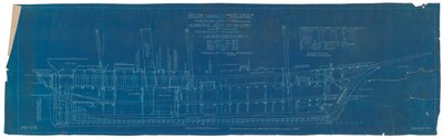 Plan de section longitudinale de 