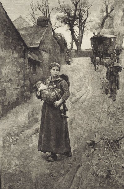 Pauvre veuve de campagne - British School