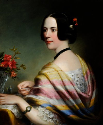 Portrait de Miss Eliza Wilkinson, c.1860 - British School