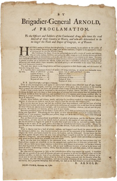 Proclamation aux officiers et soldats de l