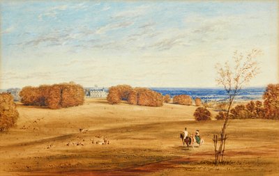 Vue de Horsley Towers, Surrey - British School