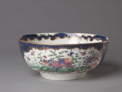 Bol à punch, Worcester Porcelain Factory, c.1770 - British School