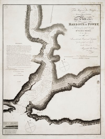 Le port de Fowey, Cornouailles - British School