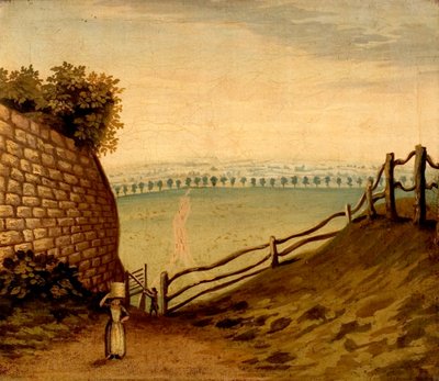 Vue du sentier vers Lenton à travers Nottingham Park, c.1795 - British School