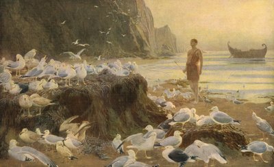 Un vagabond du vieux monde, 1887, vers 1930 - Briton Riviere