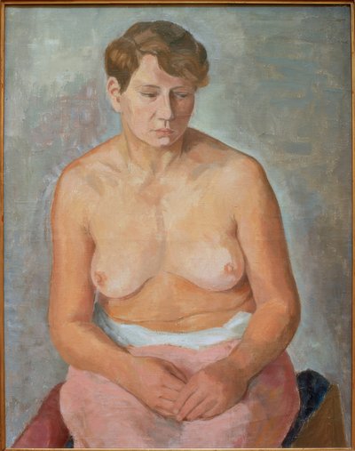 Nu féminin assis - Bronica Koller Pinell