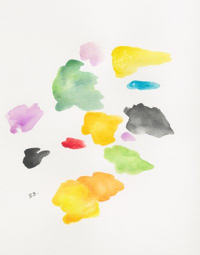 Formes fluides et colorées - Bronwyn Baker