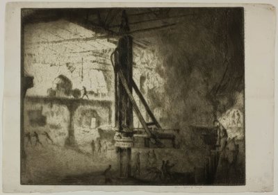 Chicago - Convertisseurs Bessemer, Illinois Steel Co. - Bror Julius Olsson Nordfeldt