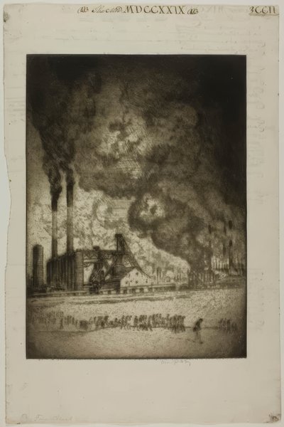 Chicago - Cinq heures - 92e rue - Bror Julius Olsson Nordfeldt