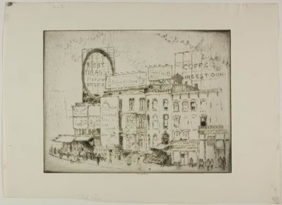 Chicago - Park Row - Bror Julius Olsson Nordfeldt