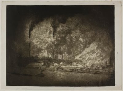 Chicago - Illinois Steel Co., 92e rue - Bror Julius Olsson Nordfeldt