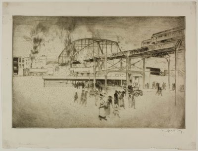 Chicago - Woodlawn, 63e rue et Jackson Park - Bror Julius Olsson Nordfeldt