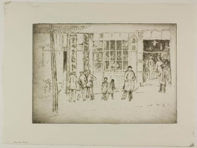 Magasins de Chinatown - Bror Julius Olsson Nordfeldt