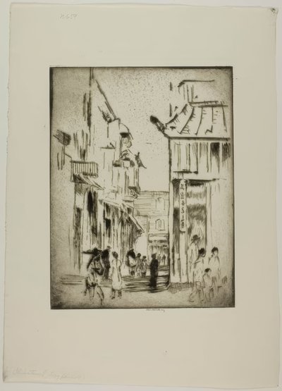 San Francisco - Quartier chinois - Bror Julius Olsson Nordfeldt