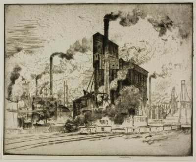 Le grand ascenseur - Bror Julius Olsson Nordfeldt