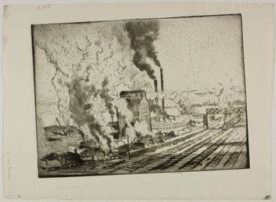 Le broyeur à charbon - Bror Julius Olsson Nordfeldt