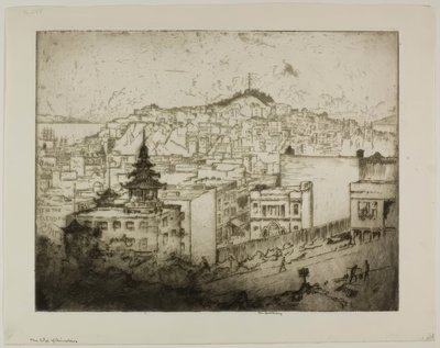 Les limites de Chinatown - Bror Julius Olsson Nordfeldt