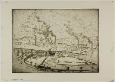 Le tramway électrique - Bror Julius Olsson Nordfeldt