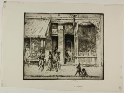 Les commères - Bror Julius Olsson Nordfeldt