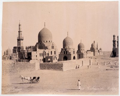 Égypte : la tombe des kalives - photographie des frères Zangaki, fin du XIXe siècle - Brothers Zangaki