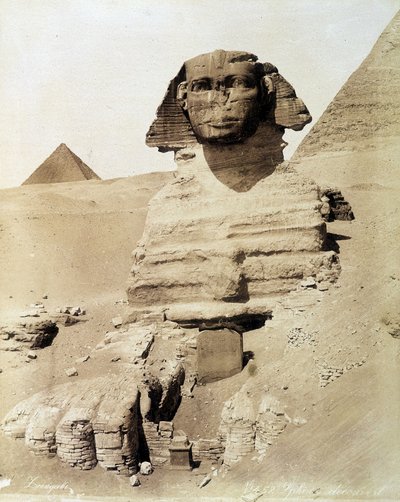 Le Sphinx - photographie des frères Zangaki, fin du 19e siècle - Brothers Zangaki