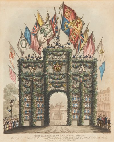 Arc de triomphe pour le roi Guillaume IV et la reine Adélaïde - Bruce Brighton