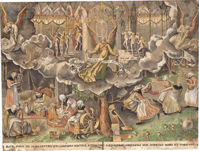 La parabole des vierges sages et folles, vers 1560 - Bruegel