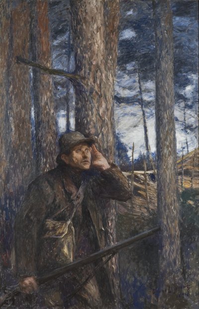 Un braconnier, 1894 - Bruno Andreas Liljefors