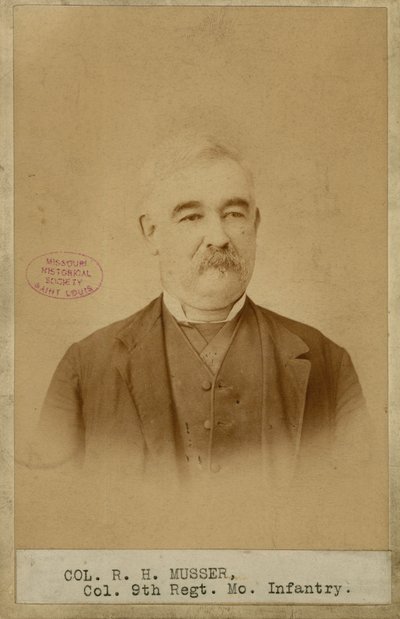 Richard H. Musser, colonel, 9e Infanterie du Missouri (Confédéré) - Brunswick J. Sharer