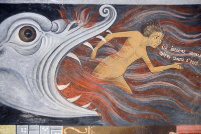 Bulgarie, Monastère de Rila, fresque à l