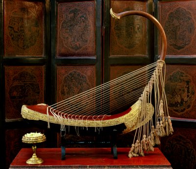 Harpe birmane - Burmese School