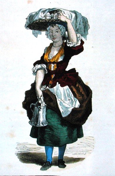 Vendeuse de crème en 1774 - Burn (fl.1840 60) Smeeton