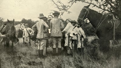 Le général Lawton apprenant des officiers cubains...30 juin, guerre hispano-américaine, 1898, 1899 - Burr McIntosh