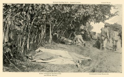 Scène après la Bataille des Rough Riders, 24 juin, Guerre Hispano-Américaine - Burr McIntosh