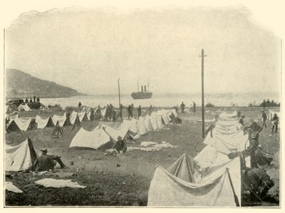 Saint Paul dans la baie, tirant au-dessus du sommet de la colline...24 juin, guerre hispano-américaine, 1898, 1899 - Burr McIntosh