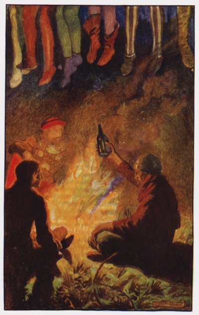 Illustration pour The Cloister and The Hearth de Charles Reade - Byam (after) Shaw
