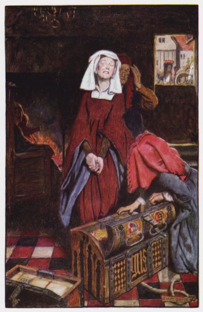 Illustration pour Le Cloître et le Foyer de Charles Reade - Byam (after) Shaw