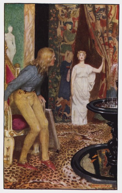 Illustration pour Le Cloître et le Foyer de Charles Reade - Byam (after) Shaw