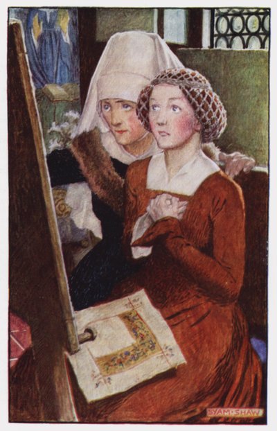 Illustration pour Le Cloître et le Foyer de Charles Reade - Byam (after) Shaw