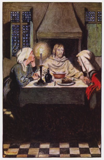 Illustration pour The Cloister and The Hearth de Charles Reade - Byam (after) Shaw