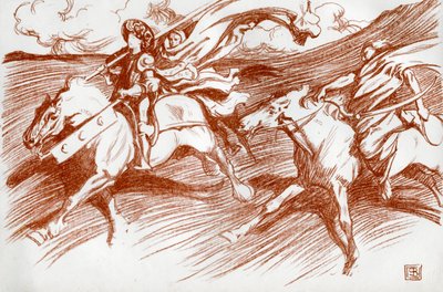 Le Chevalier et ses compagnons, 1898 - Byam Shaw