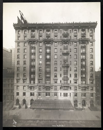 Hôtel Woodstock au 127 West 43rd Street, New York, 1911 ou 1912 - Byron Company
