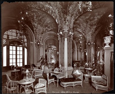 La salle de thé à l