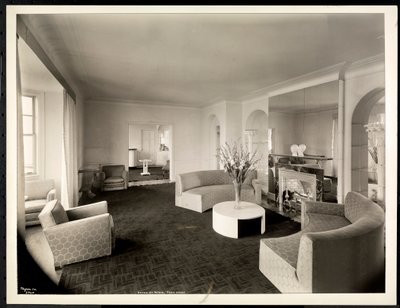 Le salon du penthouse à l