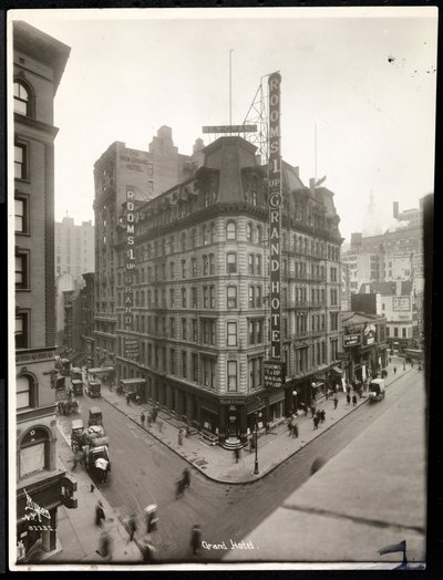 Vue du Grand Hôtel à la 31e rue et Broadway, New York, c.1914 - Byron Company