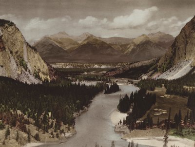 Vallée de la Bow, Banff (photo couleur) - Byron Hill Harmon