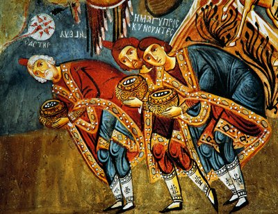 Adoration des Mages (12e siècle), Karanlik Kilise (Église Sombre) (12e-13e siècle), Göreme (Liste du patrimoine mondial de l
