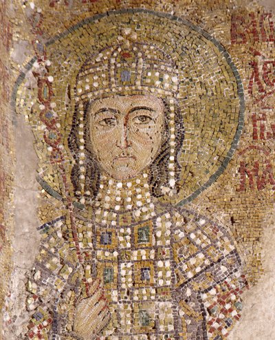 Alexios Komnenos à Sainte-Sophie (mosaïque) - Byzantine